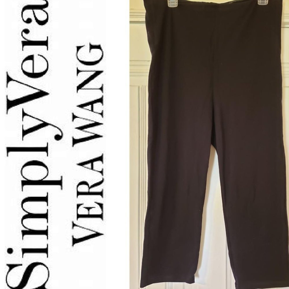 XL Simply Vera VW Capri Tummy Control BLK Leggings